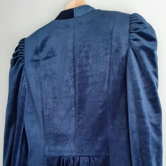 Esprit Deep Blue Velvet Blazer - Picture 12 of 16